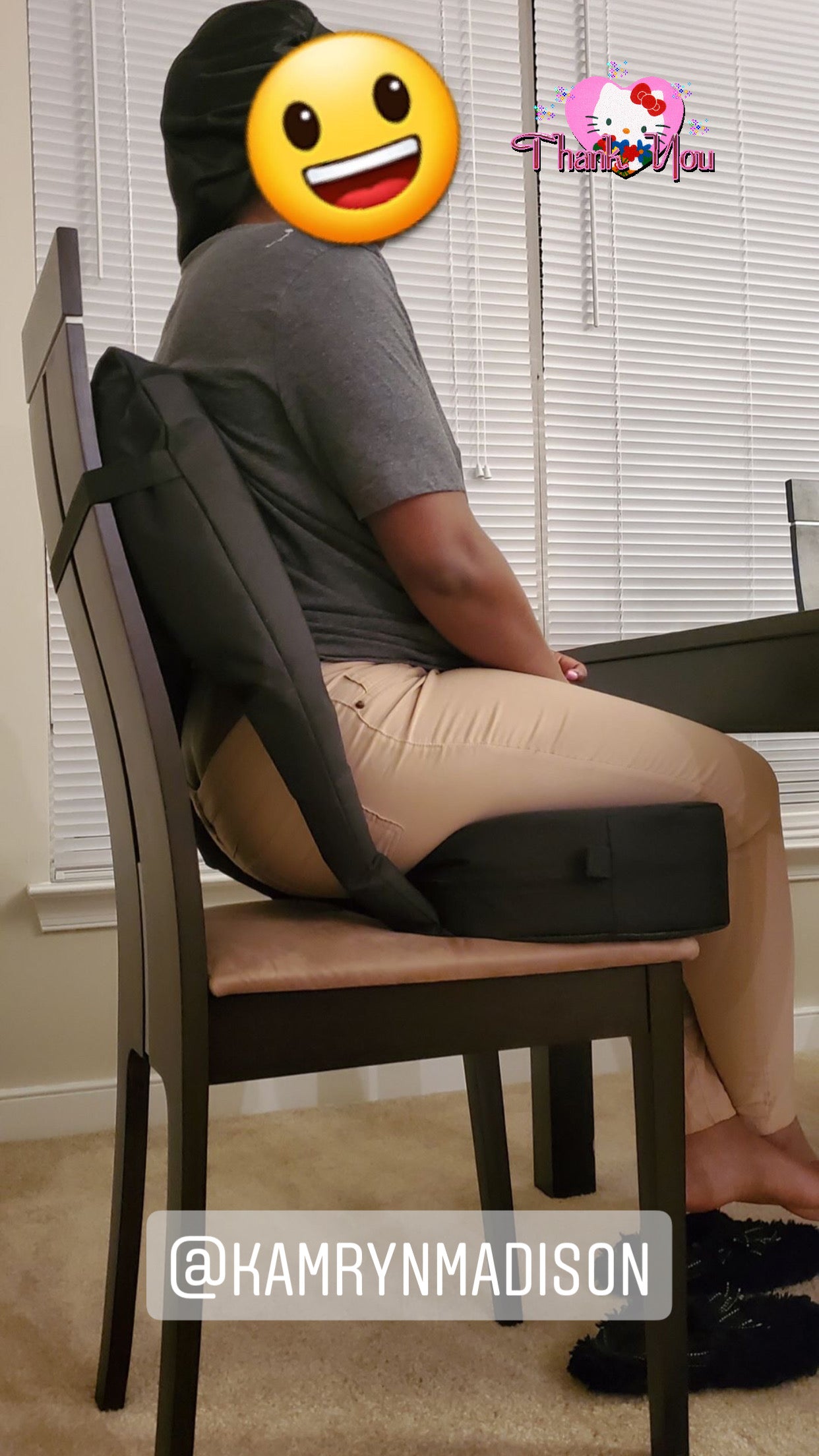 BBL cushion with back support