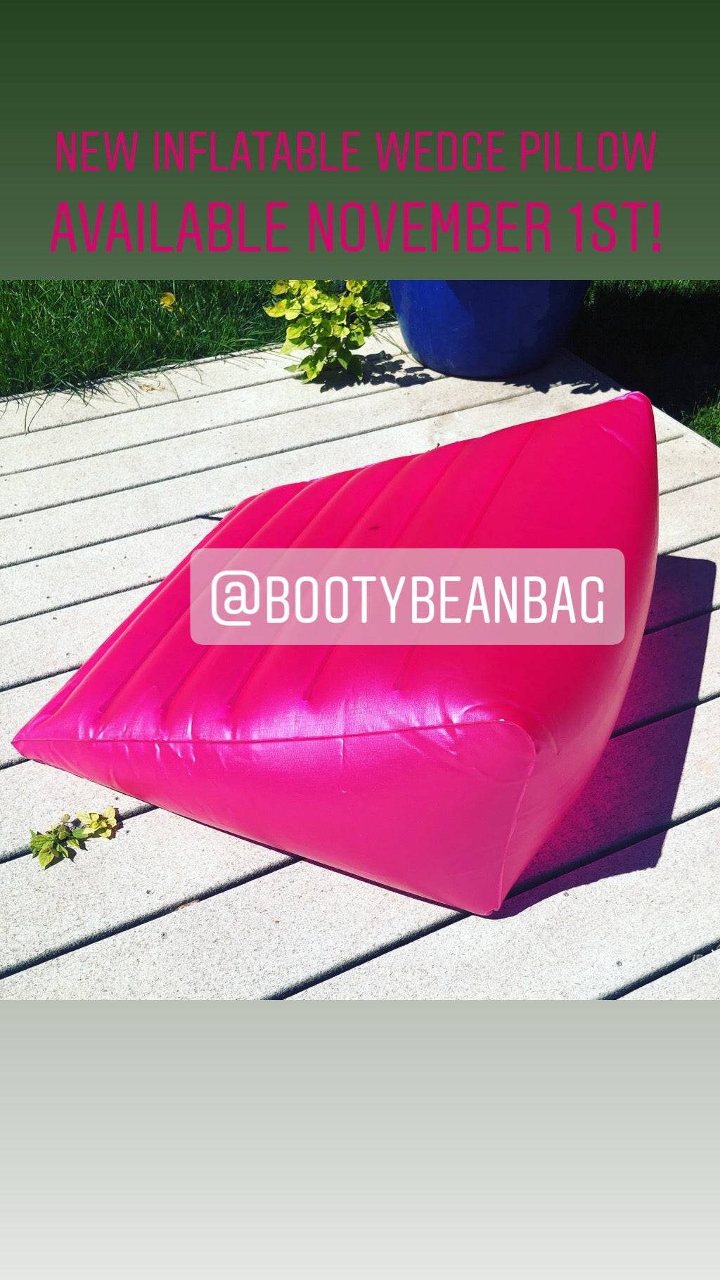 Inflatable bbl wedge