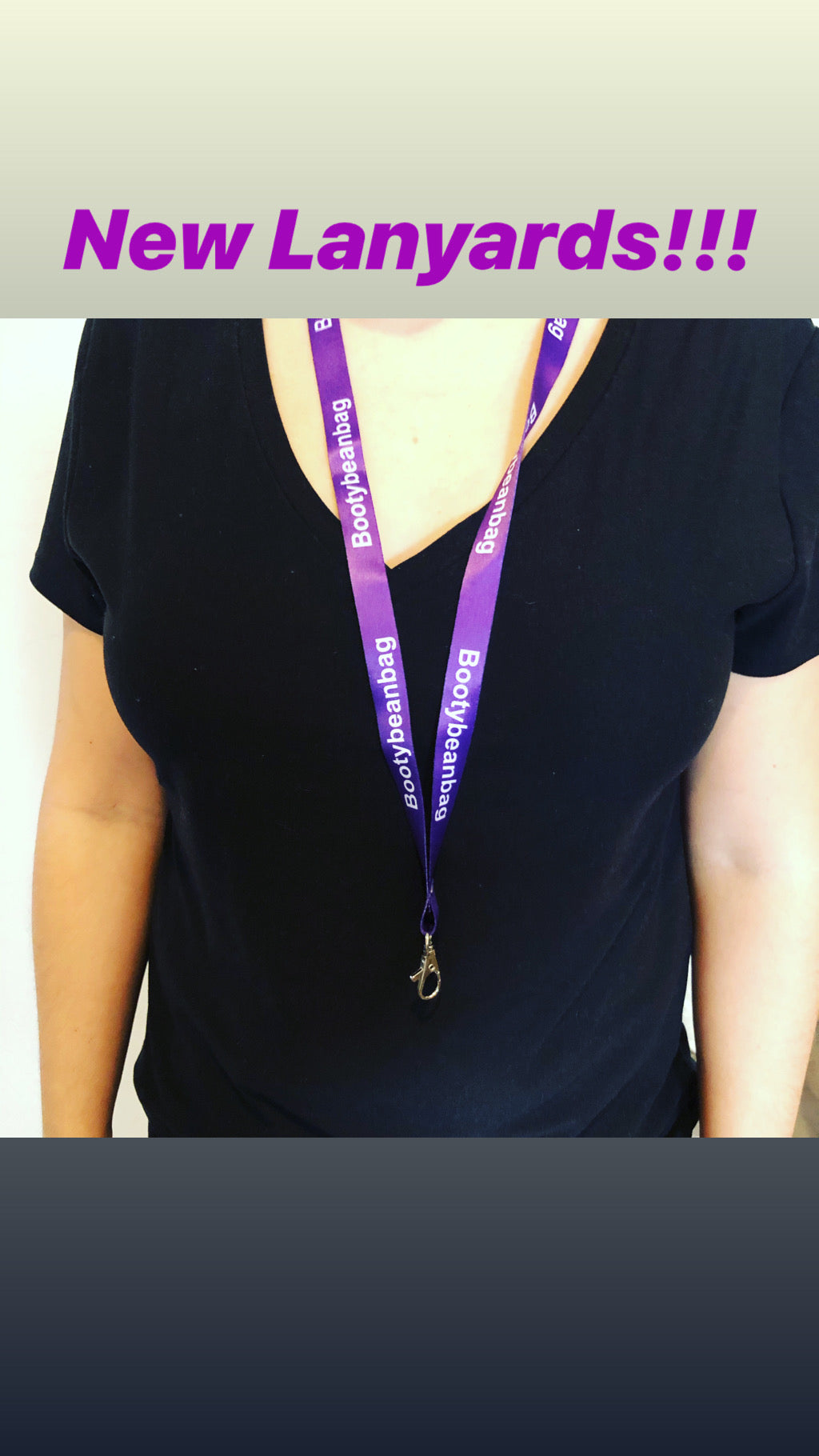 Neck Lanyard to secure  surgical drains while showering